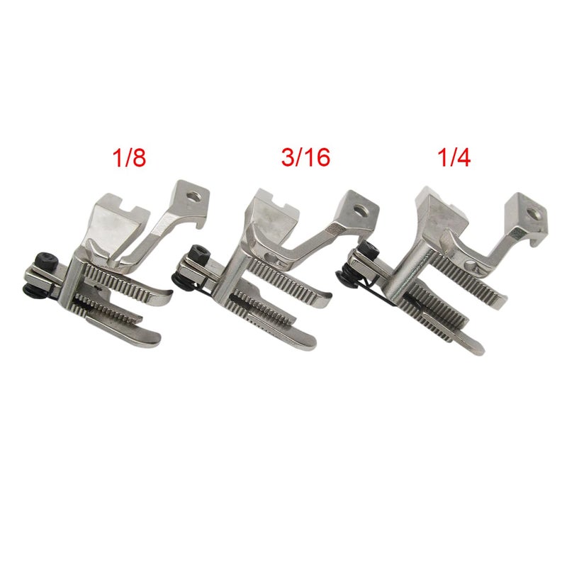 CKPSMS Brand - 1SET #KP-19034 TOP Stitching Walking Foot with Right Guide Compatible with/Replacement for Consew Brand 205RB / Brother Brand B797 /JUKI Brand DU-141, DU-1181, DU-1181N (1/8"(3MM)) - Image 2